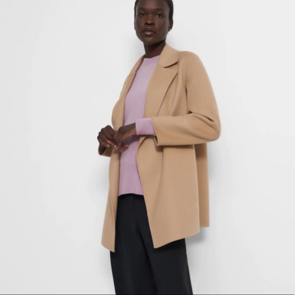 EUC - Theory Clairene Double-Face Wool Cashmere Jacket